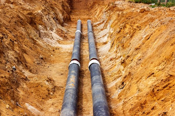 Cost of Water Line Trenching in Woodstock