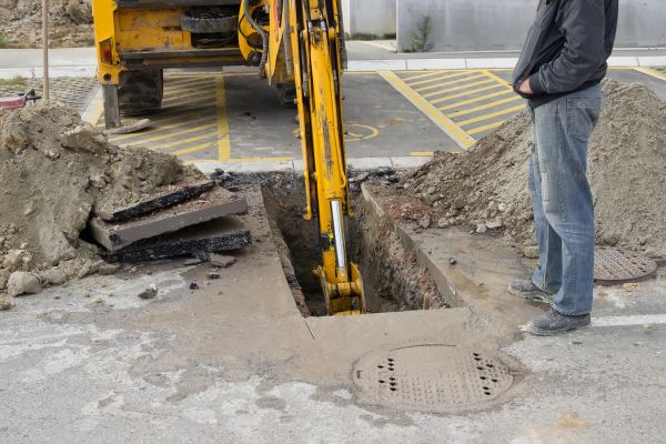 Cost of Utility Line Excavation in Woodstock